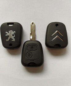 obal kľúča 2, 3 a 4 tlačidl. PEUGEOT / CITROEN s logom - 10