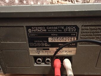 Kazetovy deck Hitachi - 10