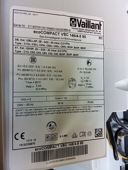 Kondenzačný plynový kotol Vailant VCC 266 - 10