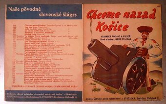 Slovenský štat- predám dobove noty-piesne,rozne..Pochody HG, - 10