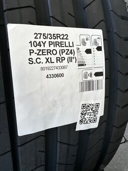 Original disky kolesa BMW 747 M R22 X5 G05 X6 G06 + Pirelli - 10