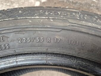 225/55 r17 101V letné 4 ks CONTINENTAL zosilnené - 7,7 - 5,6 - 10