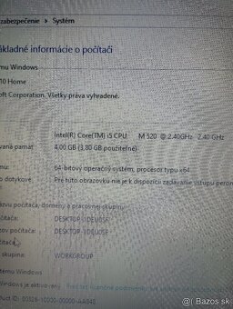 15,6" notebook Fujitsu Lifebook AH530 / 4GB/128GB TOP stav - 10