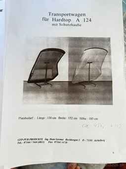 Hardtop Nercedes W124 kabrio Rarita - 10