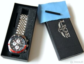LIGE 8988 TURTLE Red-Blue - pánske luxusné hodinky - 10