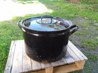 Smaltované hrnce, nádoby - 10