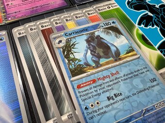 Pokemón MEGA balík (E): 100ks kariet v obaloch s EX + darček - 10