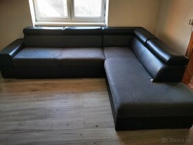 Sedačka rozkládacia s matrací a úložným priestorom - 10