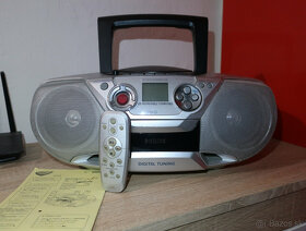 Prenosný CD rádiomagnetofón s digit. tunerom Philips AZ-1316 - 10
