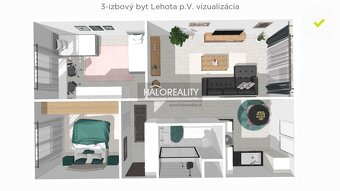 HALO reality - Predaj, trojizbový byt Lehota pod Vtáčnikom, - 10