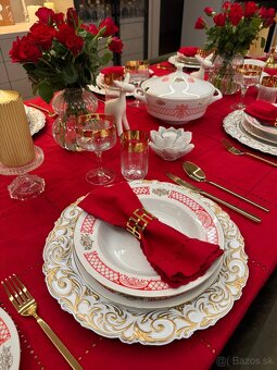 Nádherná retro obedová súprava ako nová - 10