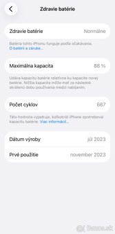 iPhone 15 Pro 256GB Black Titanium (88%) + ZÁRUKA - 10