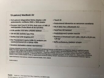 Apple macbook air 13” TOP STAV a1932 - 10
