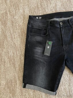 panske riflove sortky, kratasy g-star raw 3301 velkost W35 - 10