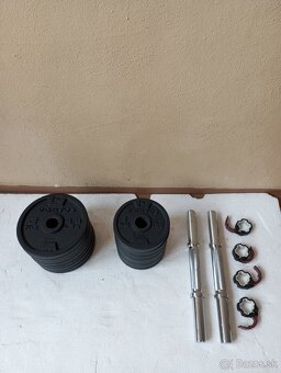 Liatinové nakladacie jednorúčky DECATHLON/CORENGTH  2x16 kg - 10