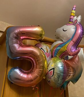 Nové balóny Unicorn 110cm - sada AŽ 15/16 kusov - 10