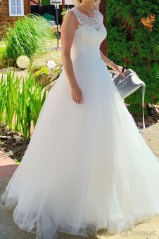 Svadobné šaty 36-38,S-M - 10