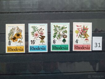 Poštové známky č.861 - 20 ks sérií SVET II. - fauna, flora - 10