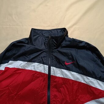 Vintage 90s NIKE retro tracksuit jacket ľahká bunda L - 10