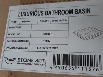 Umyvadla, Wc,, Bidet EAGO StoneArt - 10