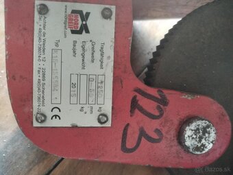 Svorka na dvíhanie plechov - 10