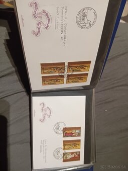 Lichtenštajnsko FDC v albume - 10
