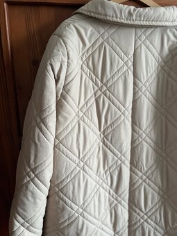 F&F oversize dlhá bunda smotanová č. 46 - 10