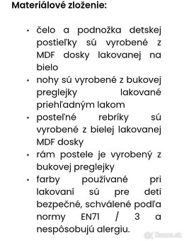 Detska postielka HOPPA + matrac - 10