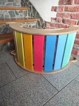 Piklerovej triangel, doska a hojdačka 5v1 Elis design - 10