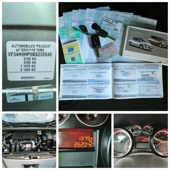 Peugeot 308 SW 1.6HDi 8/2011 262t.km panorama ťažné - 10