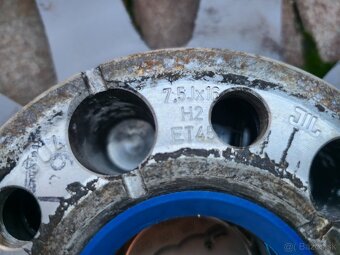 Hliníkové disky Audi 5x112 R16 + zimné pneu 205 55 R16 - 10