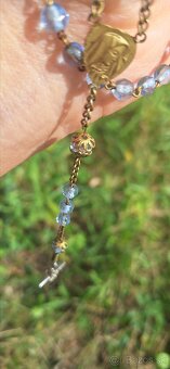 Starožitný ruženec vintage - 10