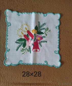 Ručne vyšívané obrusy. - 10