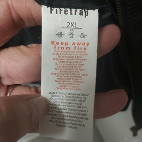 Bunda čierna zn. Firetrap XXL podšitá prechodná - 10