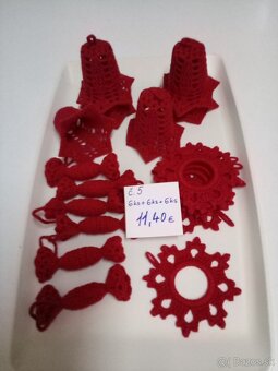 Háčkované vianočné ozdoby - 10