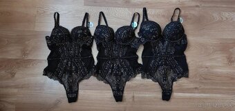 Dámske čipkované body 75A / 75B - Nové - 10