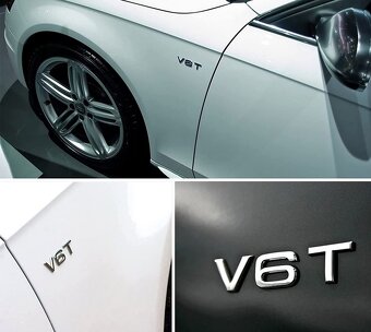Napis logo AUDI V6T V8T oznacenie na blatnik - 10