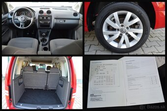 VW CADDY 1.6 TDI, FÓLIE, ŤAŽNÉ, ALU R16, ORIGINÁL 148.762 KM - 10