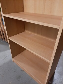 Svetlo hnedý regál / knižnica / polica, Výška 168 cm - 10