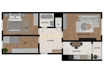 3 IZBOVÝ BYT NA PREDAJ, SVOBODU, BARDEJOV - 10