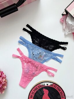 Victoria’s Secret PINK tanga nohavičky S - 10