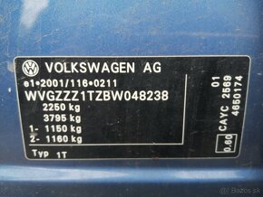 Volkswagen Touran 1.6 TDI, automat DSG, rok výroby 2010 - 10