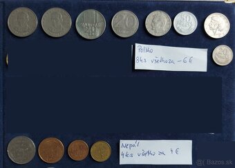 Zbierka mincí - rôzne SVET + Rakúsko numizmatika (doplnené) - 10