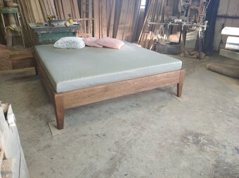 Dubová posteľ bez čela Vilma - 10