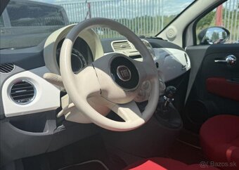 Fiat 500 1,4 73kW 6KVALT benzín manuál 73 kw - 10