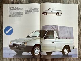Dobový prospekt Škoda Favorit / Forman / Pick-Up ( 1992 ) - 10