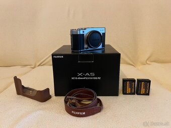 Fujifilm X-A5 – telo, plne funkčné, 2x nová batéria, púzdro, - 10