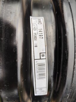 4x100 r14 plechové disky Hyundai, Kia 5,5Jx14ET47 - 10