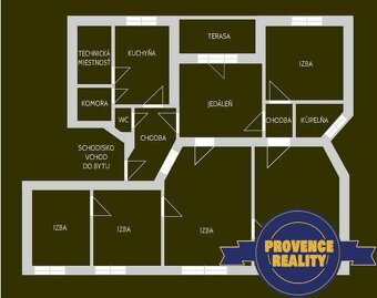 PREDAJ: 5 izbový meštiansky byt so záhradou v centre - Komá - 10