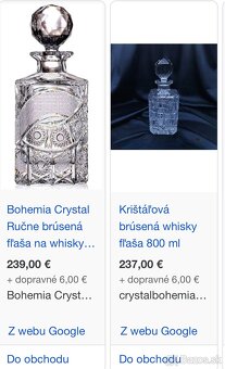 Kristalova karafa BOHEMIA Crystal NOVÁ - 10